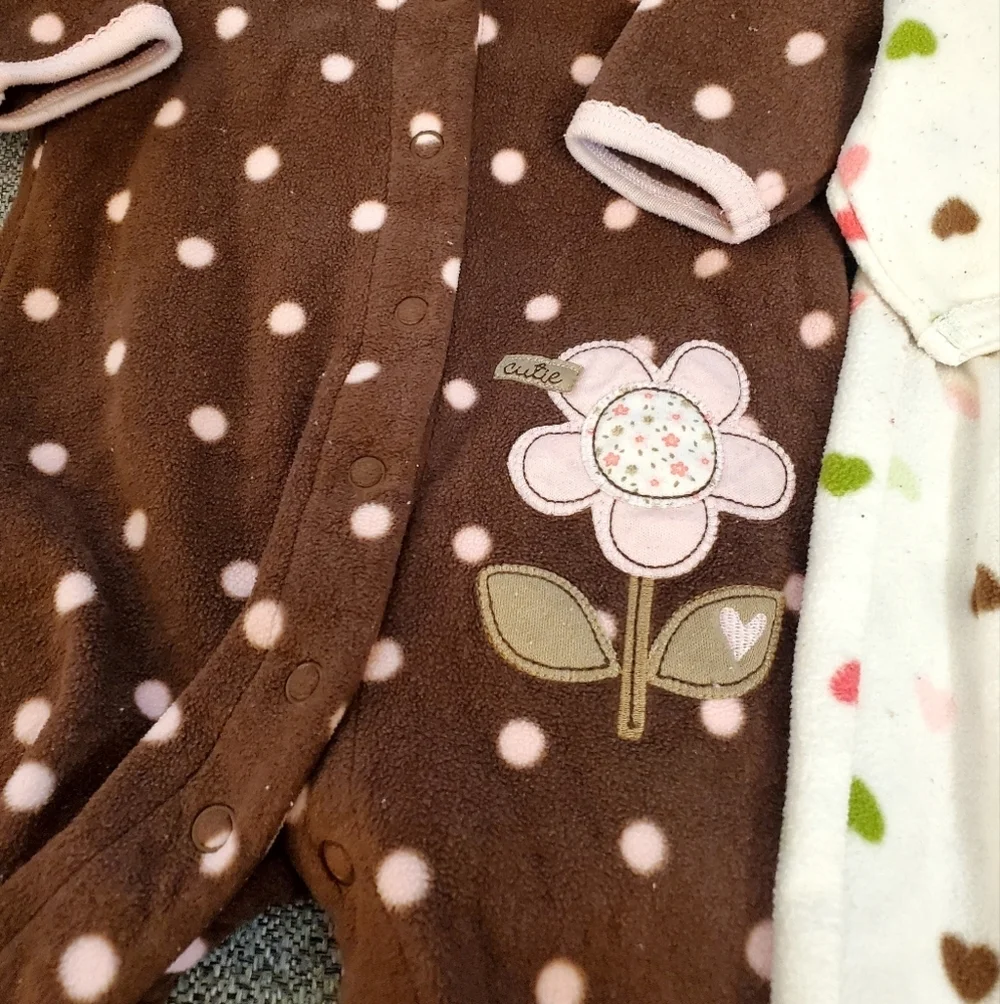 Carter's Soft Footsie Pjs 3 months
